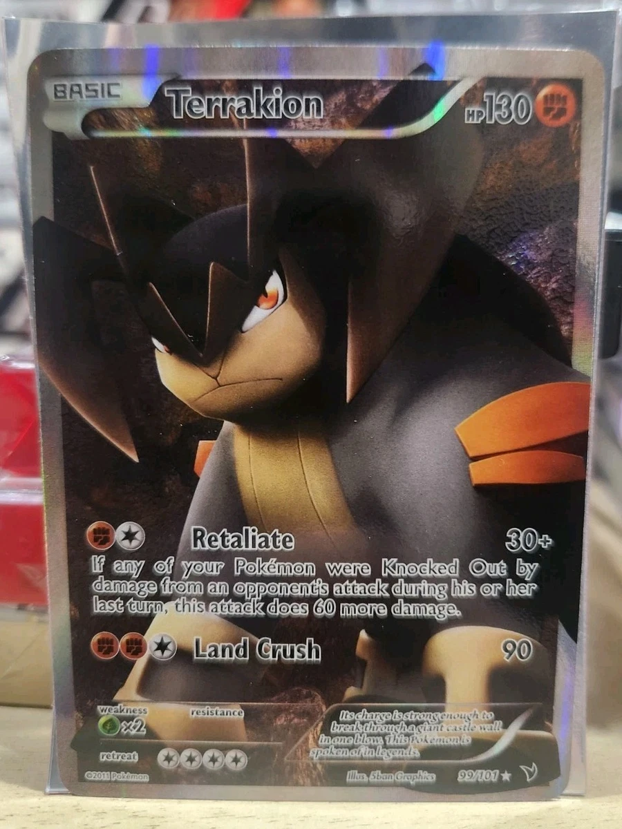 Terrakion Pokmon TCG Full Art Individual Trading Card Games for sale | eBay