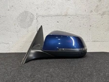 2014-2016 BMW 528I 535I 550I Left Driver Side View Mirror Power Heated BLUE C10