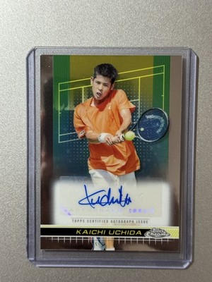 Kaichi Uchida 2024 Topps Chrome Tennis Base Auto
