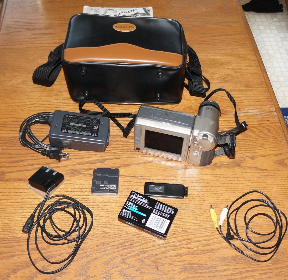 sharp コンパクトビデオムービー c860 ×12 sharp コンパクトビデオ