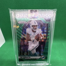 2024 Panini Prizm Tua Tagovailoa #175 Green Wave Miami Dolphins NFL
