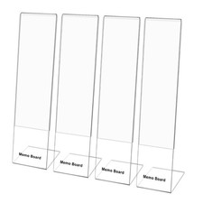 Monitor Memo Board Holder by Computer Screen Acrylic Sticky Note Stand Clear