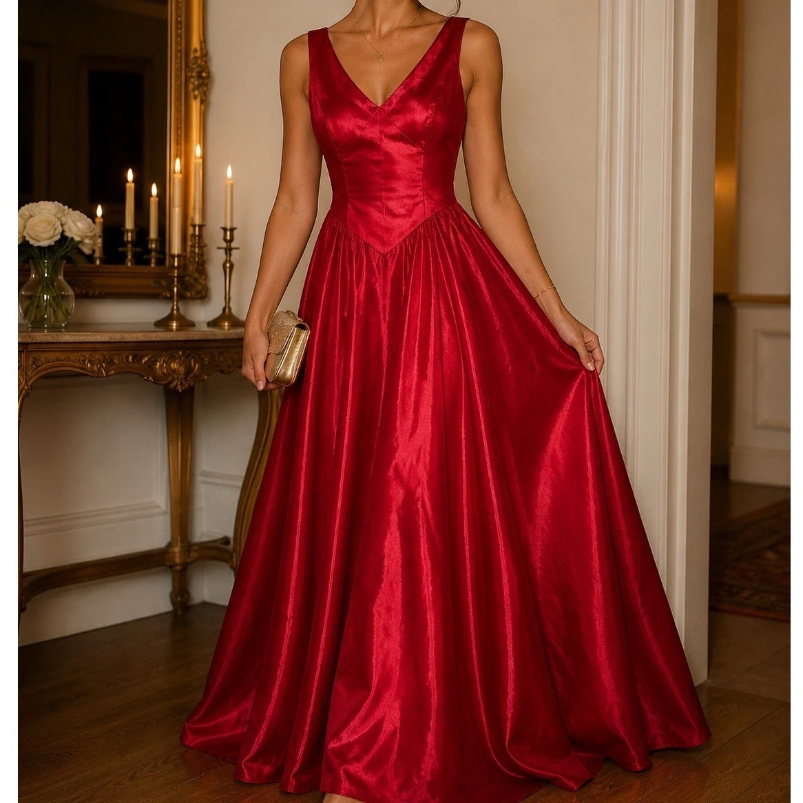 Red Formal 1990s Vintage Dresses for Women for sale | eBay