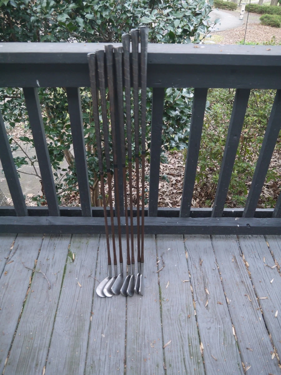 Set De Golf Vintage Wilson - Bois 1/3/5 Et Fers 4/5/6/8/9 - Manche Acier R, Droitier