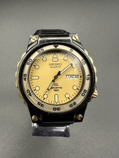 Seiko 150 SQ Sport 5H23-6379 Men’s Watch PVD Black Gold