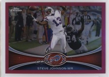 2012 Topps Chrome BCA Refractor 7/399 Steve Johnson #74 1e9z