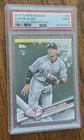 2017 Topps Holliday Aaron Judge Metallic Snowflake rookie PSA 9 MINT NY Yankees