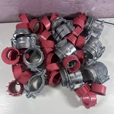 9 PK Arlington (8415) 2'' MCI Cable connector, 3 NM Endstop Bushings, No Box