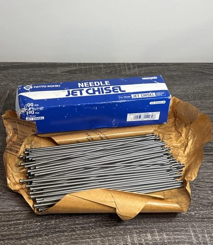Nitto Kohki TB11055 Needle 3mm x 180mm 100 Pcs JET CHISEL Genuine Parts