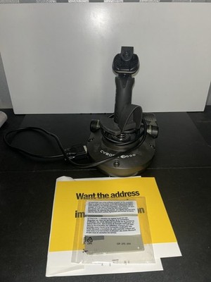 Saitek Cyborg 3D Gold USB PC & MAC Video Game Controller Joystick Tested