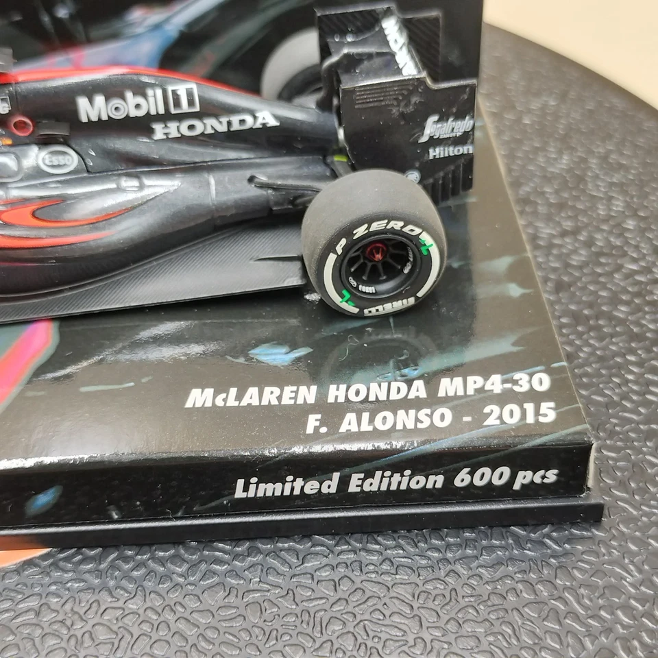 MINICHAMPS 1/43 McLaren Honda MP4-30 Fernando Alonso 2015 533154314 Rare! - Image 3 of 4
