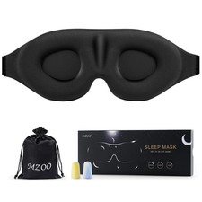 3D Sleep Eye Mask for Men Women Side Sleeper Zero Eye Pressure Blackout