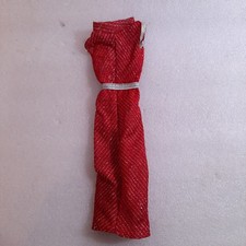 Vintage Superstar Barbie Fashion Collectibles 3680 Evening red silver Dress 1981