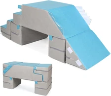 Toddler Foam Climbing Set with Stair Slide - Soft Indoor Play Equipment for Kids