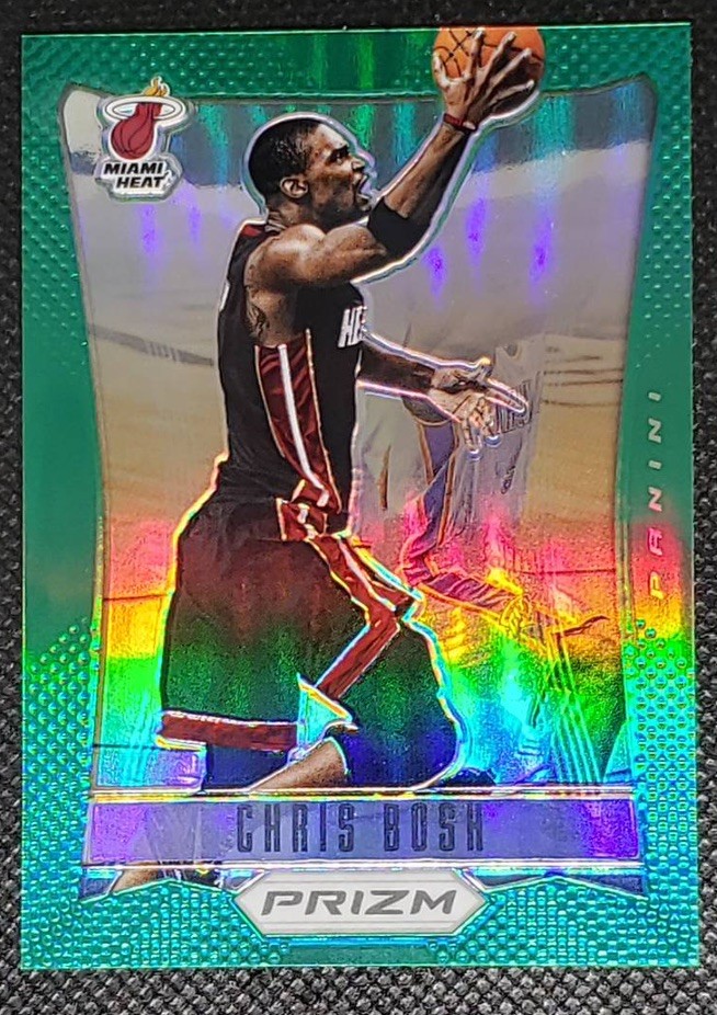 CHRIS BOSH 2012 PANINI PRIZM 116 GREEN PRIZM 🔥 RARE PARALLEL
