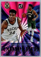 2021-22 Panini Donruss Complete Players Holo Pink Laser Giannis Antetokounmpo #9