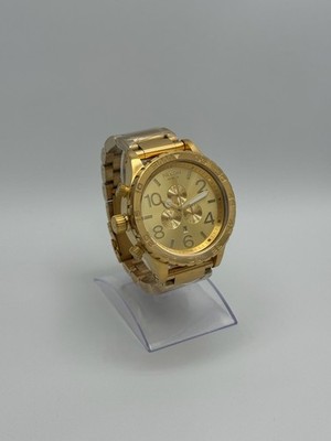 NIXON 51-30 Chrono Gold-Tone Chronograph Men's Watch A083-502 | eBay
