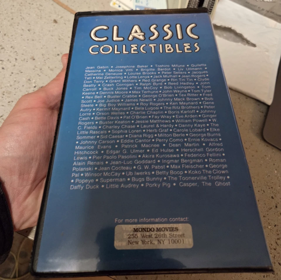 Ed Wood Glen Or Glenda? VHS Hard Plastic Case Early 1990s Dimensions Video Mondo - Image 3 of 4