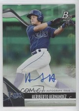 2021 Bowman Platinum Top Prospects Green 63/99 Heriberto Hernandez Auto 1q9