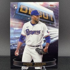 Kumar Rocker Debut Rookie RC 2025 Topps Finest Chrome Card #D-19 Texas Rangers