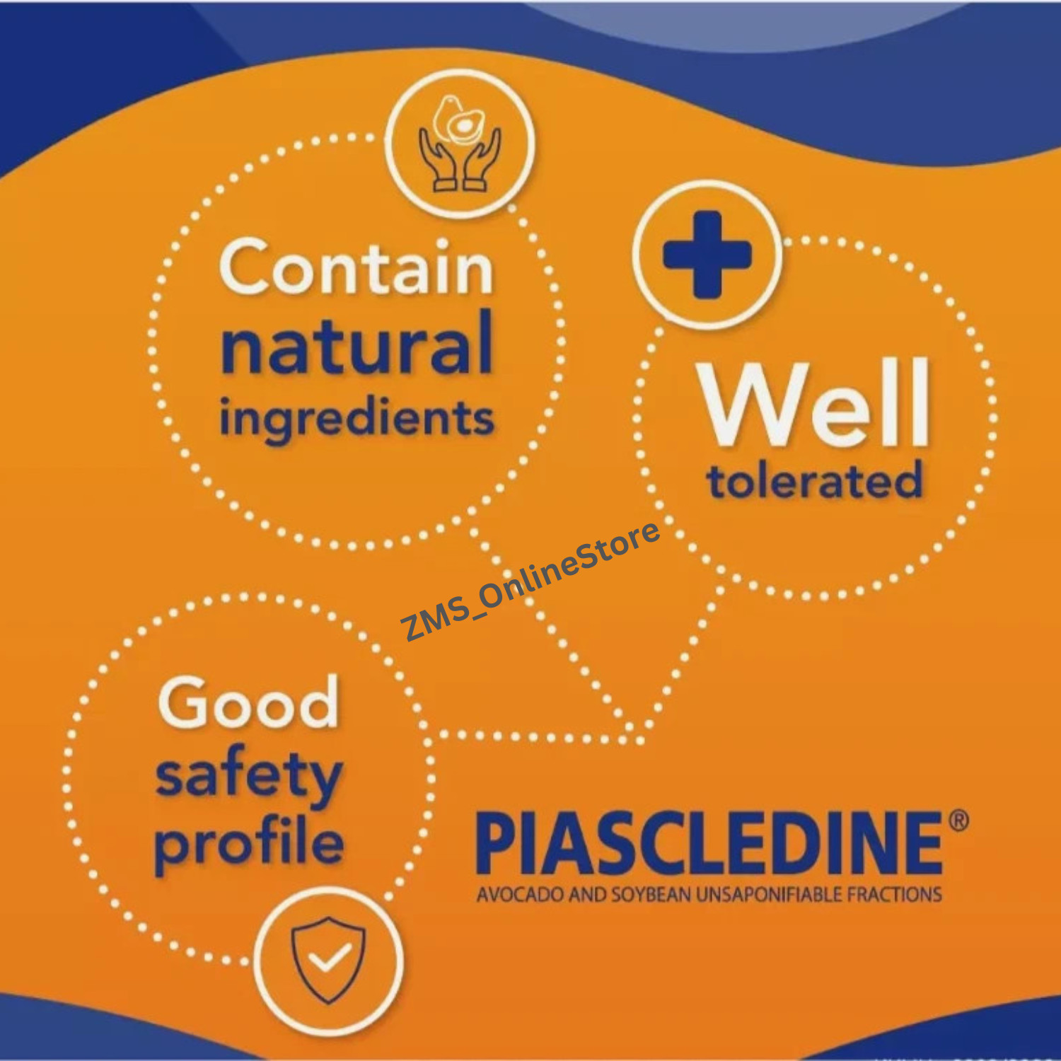 1 Box Piascledine 300mg x 30 Capsules Anti-rheumatic Osteoarthritis Joint-Pains