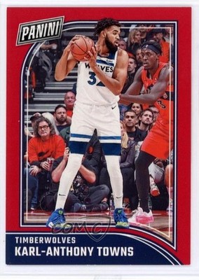 2024 Panini Black Friday Basketball Red /125 Karl-Anthony Towns #BK19 0ud4