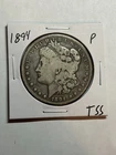 1894 P Morgan Silver Dollar $1 VG Very Good Key Date