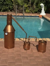 “StillZ” 6 Gallon 20 Ounce Heavy Copper Moonshine Still, Thumper and Worm