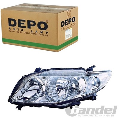 DEPO HB3/HB4 SCHEINWERFER LINKS PASSEND FÜR TOYOTA COROLLA | 212-11M7L-LD-EM