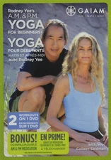 Rodney Yee's Am & Pm Yoga For Beginn - DVD -  Very Good - - -  -  -  -  Disc