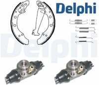 Delphi KP849 Bremsbackensatz 4 Bremsbacken Trommelbremse