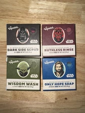 4 Dr Squatch Limited Edition Star Wars Mens 5oz Bar Soaps (4 Bar Set)