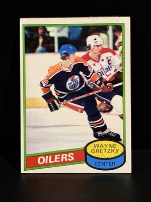 #ad 1980 Topps #250 Wayne Gretzky Edmonton Oilers Hockey Card $66.00