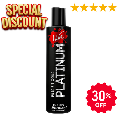 #ad WET PLATINUM SILICONE BASED LUBE Premium Ultra Long Lasting Lubricant 3 Fl Oz $9.99