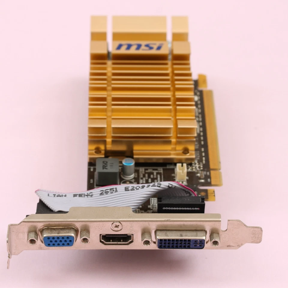 MSI NVIDIA GeForce 210 PCI-E X16 Video Graphics Card 512MB GDDR2 HDMI/DVI/VGA - Image 3 of 4
