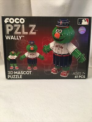 FOCO PZLZ WALLY THE GREEN MONSTER RED SOX 61 PC 3D MASCOT PUZZLE