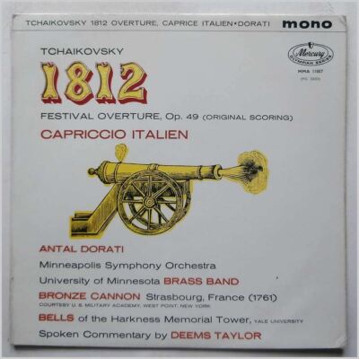 Tchaikovsky: 1812 Festival Overture Op.49 [LP] [Vinyl] Antal Dorati, Minneapolis