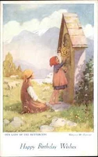 Vintage PC Margaret W Tarrant Children w Buttercups MEDICI