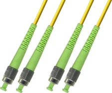 6M (19.68ft) OS2 FC/APC to FC/APC Fiber Optic Cable Duplex Singlemode 9/125