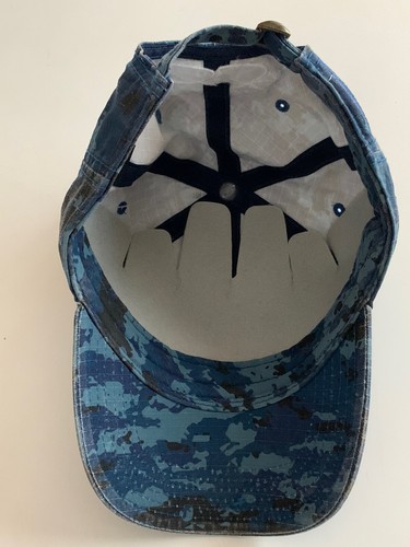 NUEVO CON ETIQUETAS NASCAR Camuflaje Correa Trasera Gorra Jimmie Johnson # 48 Azul Camuflaje Sombrero Juvenil - Imagen 5 de 6