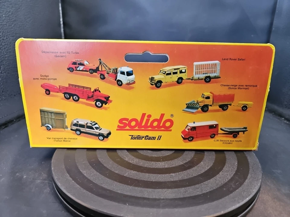 Remolque Solido 3001 Land Rover Safari escala amarilla con jaula blanca nuevo en caja Foto 3 de 4