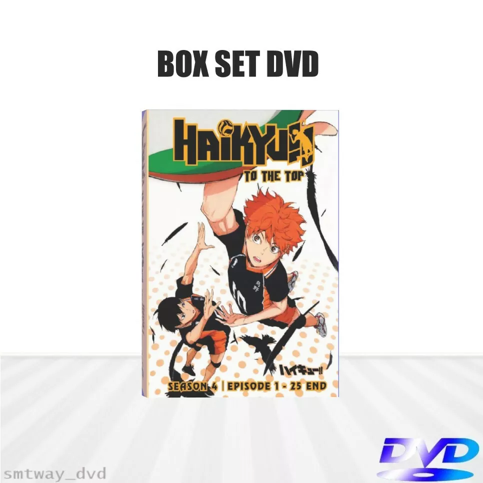 DVD Anime Haikyuu!! Season 4: To The Top (1-25 End) English Dubbed, All  Region