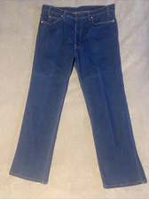 Vintage Levis 517 Jeans Mens 38x30 Bootcut Blue Dark Wash Made In USA