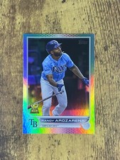 2022 Topps Randy Arozarena Rainbow Foil Parallel #196 Gold Rookie Cup Card