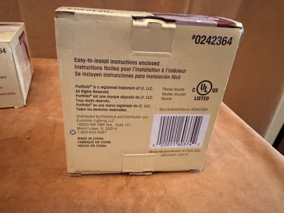 Lote de 2 conectores de fonte de alimentação flutuante Portfolio Track Lighting 242364 preto - Imagem 2 de 2