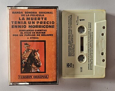 CASSETTE LA MUERTE TENIA UN PRECIO BSO Spain Indalo 1980 Leone Eastwood RARE