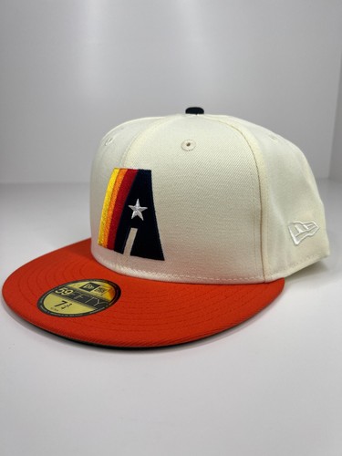 New Era Houston Astros Cooperstown 59FIFTY Fitted Cap Hat Chrome White Snapback - Imagen 5 de 16