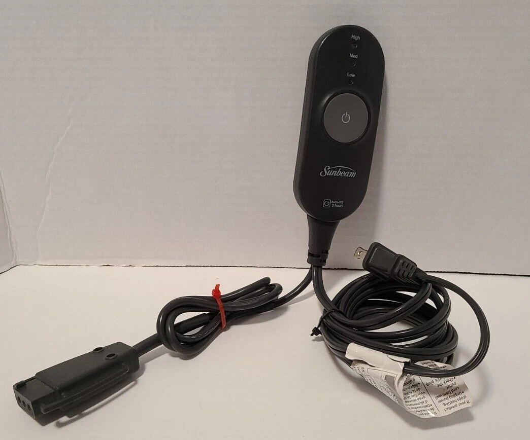 Sunbeam AA85 Electric Heating Blanket 3-Prong Control Power Cord 191326 |  eBay