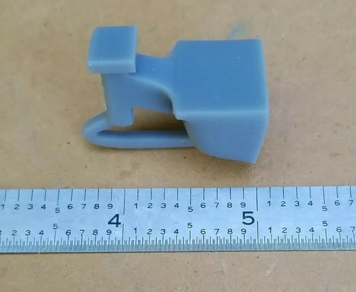 ABS-LIKE RESIN 3D PRINTED 1/12 SCALE PARACHUTE, MOUNT AND CORD DRAG DRAGSTER - Picture 3 of 3