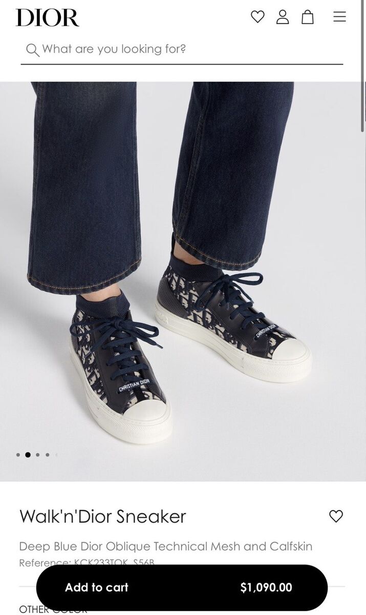 Dior WALK'N'DIOR SNEAKER 38.5 Size | eBay Dior WALK'N'DIOR SNEAKER 38.5 Size | eBay